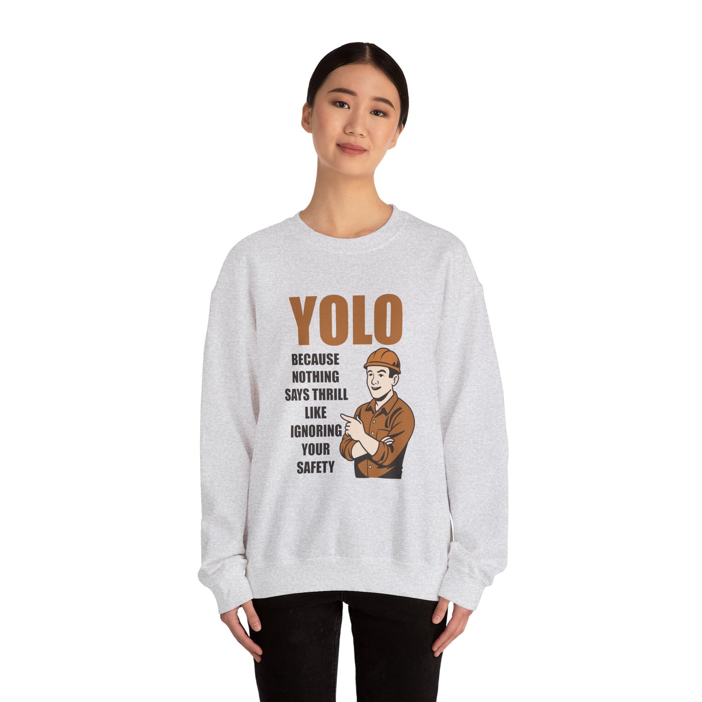 YOLO Safety Crewneck Sweatshirt