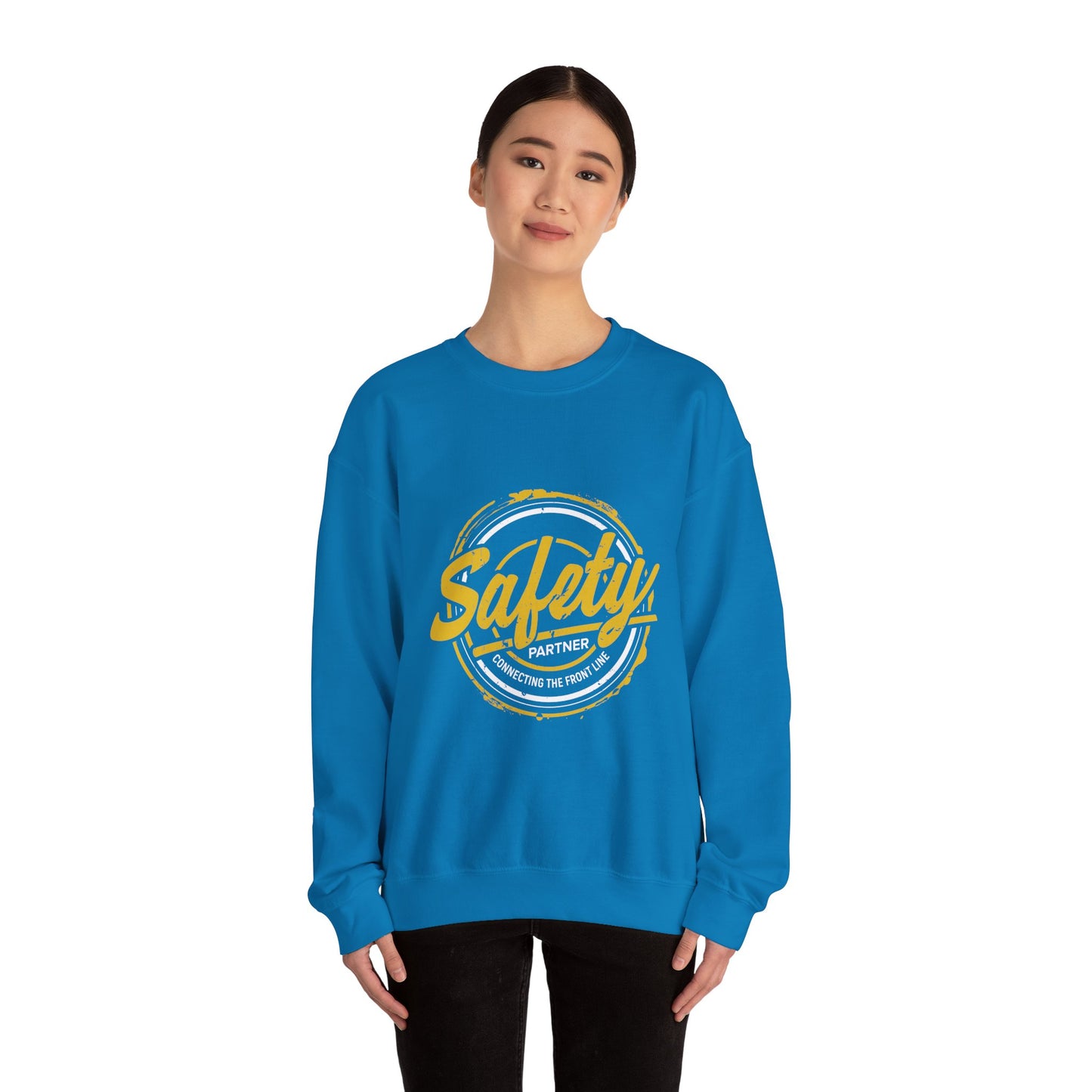 Safety Message Unisex Crewneck Sweatshirt