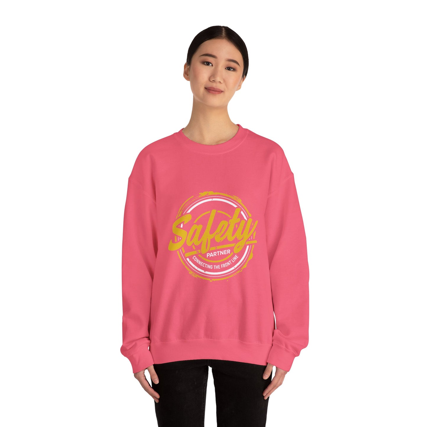 Safety Message Unisex Crewneck Sweatshirt