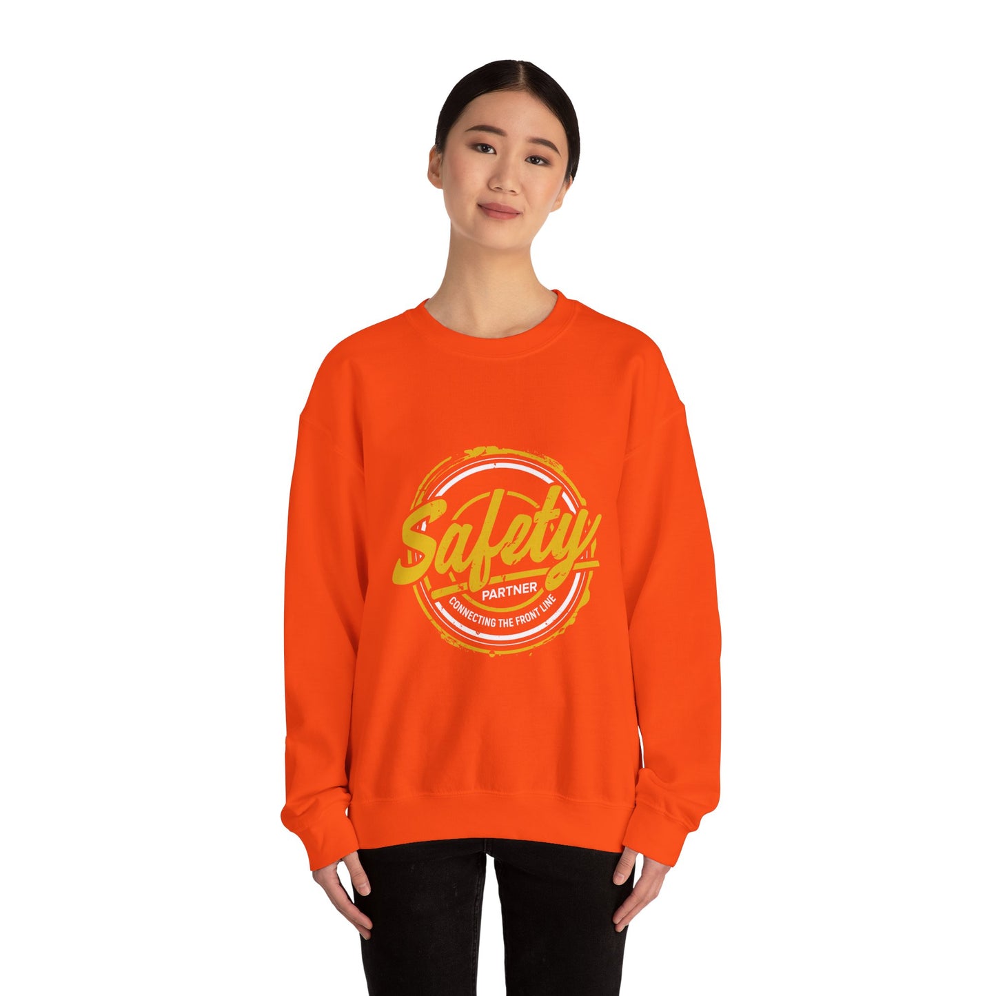 Safety Message Unisex Crewneck Sweatshirt