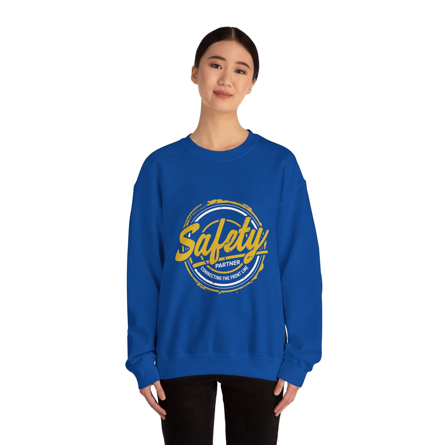 Safety Message Unisex Crewneck Sweatshirt