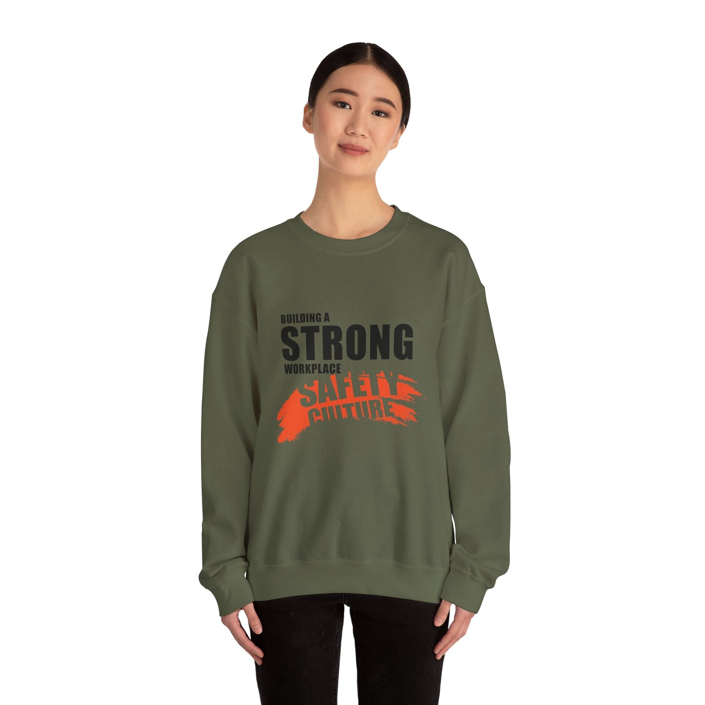 Safety Culture Crewneck Sweatshirt - Building a Strong Workplace