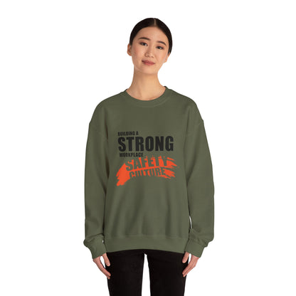 Safety Culture Crewneck Sweatshirt - Building a Strong Workplace