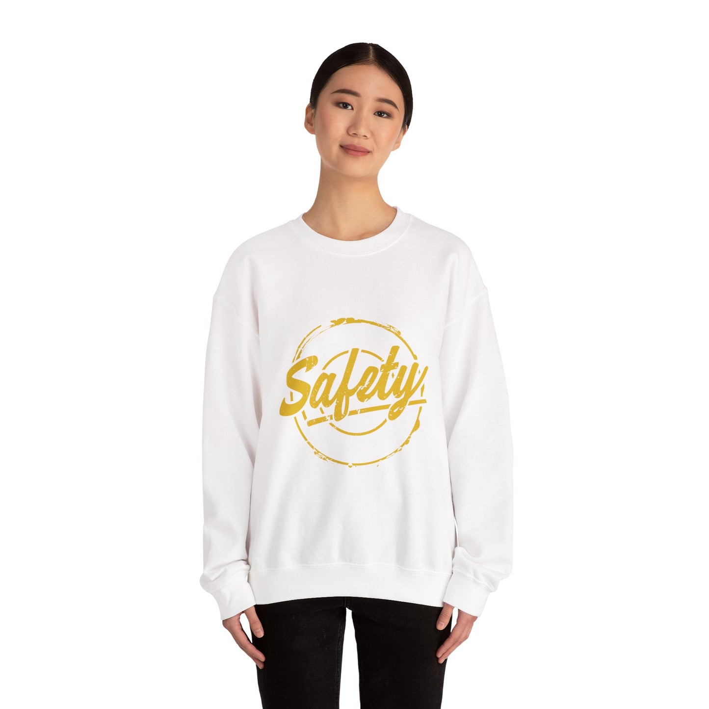 Safety Message Unisex Crewneck Sweatshirt