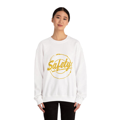 Safety Message Unisex Crewneck Sweatshirt