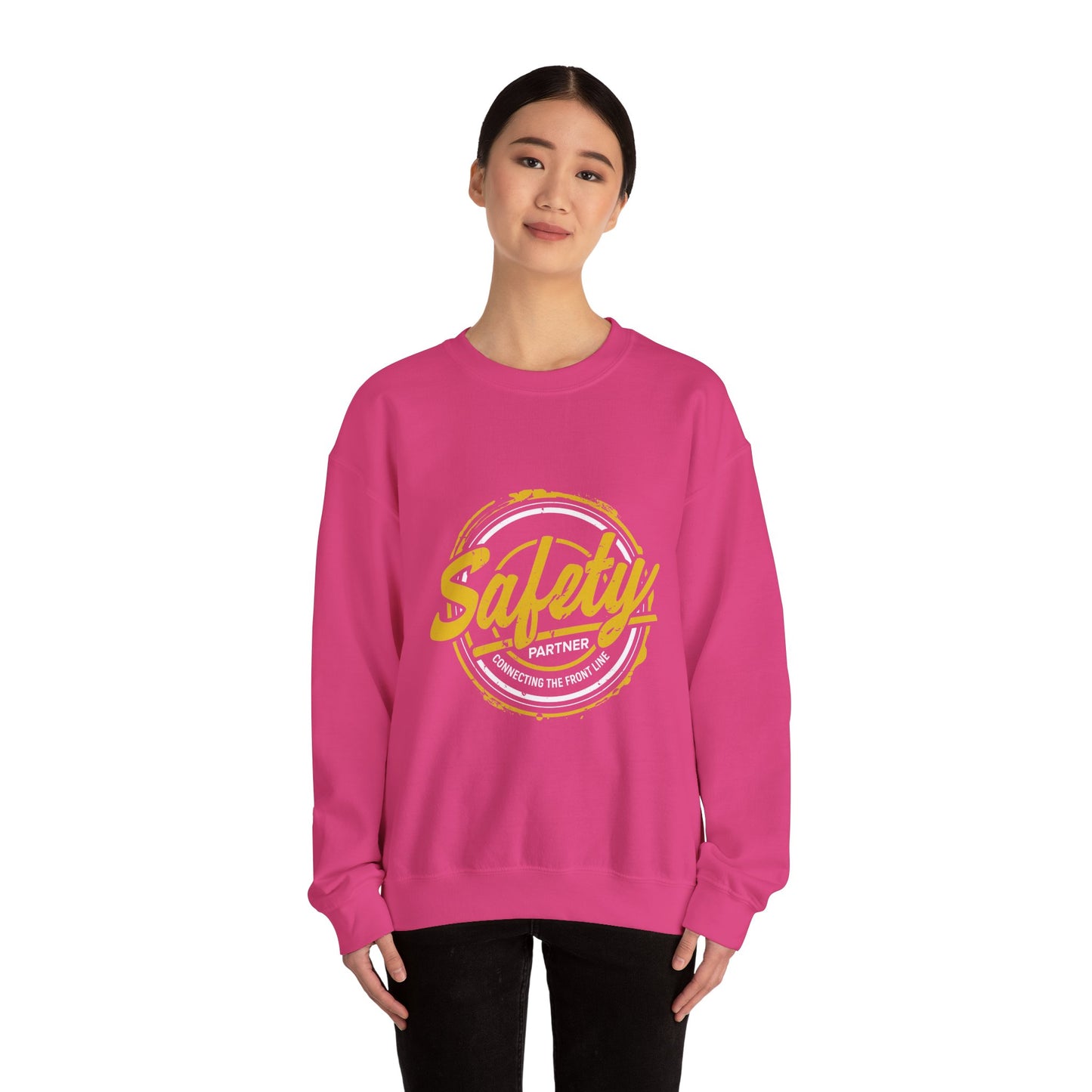Safety Message Unisex Crewneck Sweatshirt